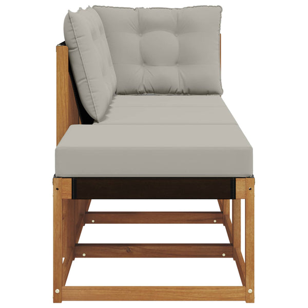Outdoor Lounge Sofa Set, 3-teilig, Hellgrau