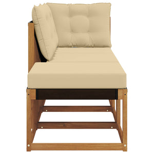 3-teiliges Outdoor-Schnittsofa Natur Beige