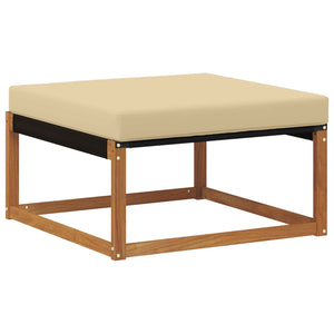 Akazie Outdoor Hocker Massivholz Natur