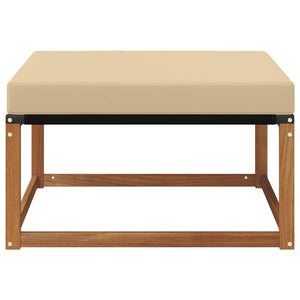 Akazie Outdoor Hocker Massivholz Natur