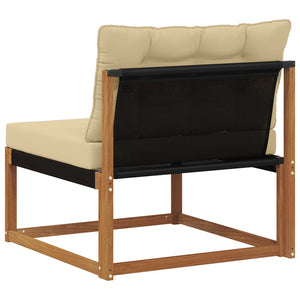 Akazie Massivholz Gartensofa Element