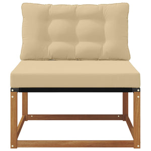 Akazie Massivholz Gartensofa Element