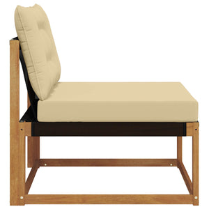 Akazie Massivholz Gartensofa Element