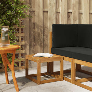 Akazie Hocker Bank Natur 43x43x37cm