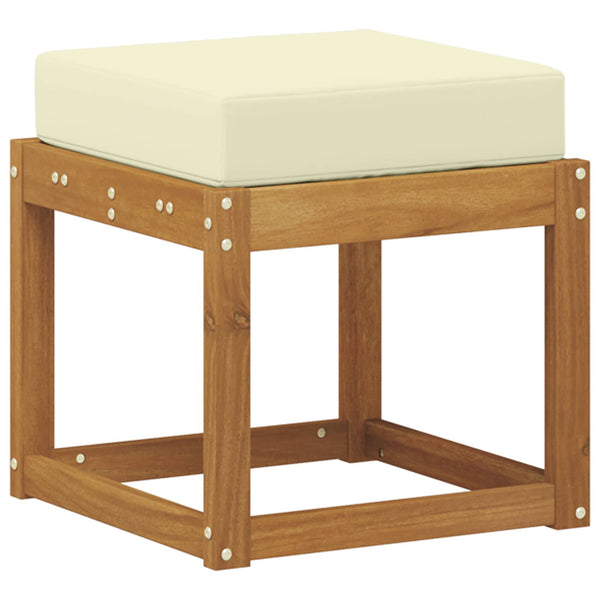 Akazie Outdoor Hocker Bank Massivholz Natur