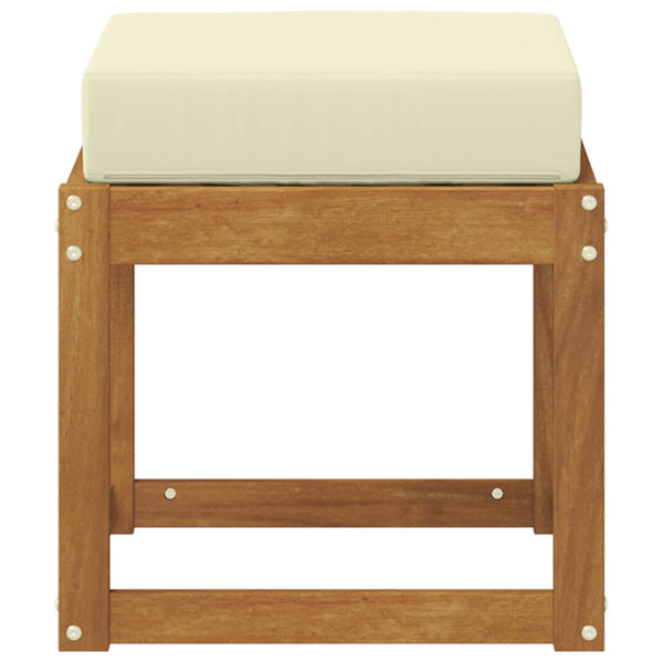 Akazie Outdoor Hocker Bank Massivholz Natur
