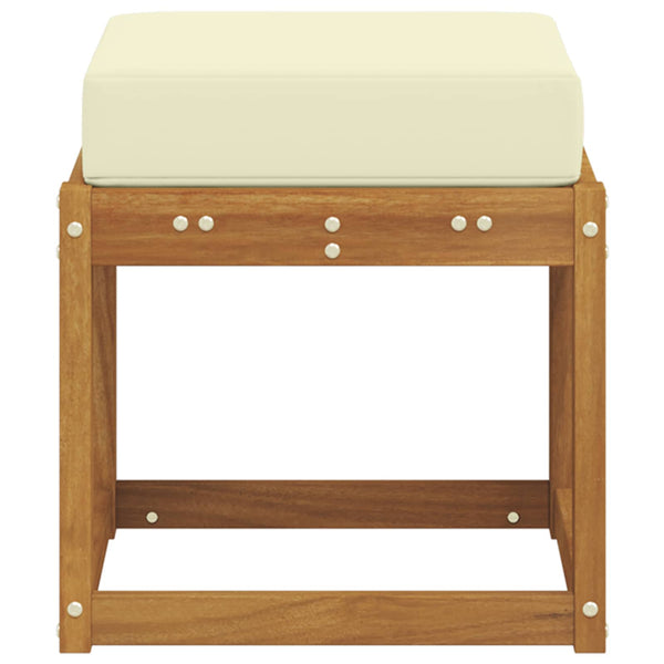 Akazie Outdoor Hocker Bank Massivholz Natur