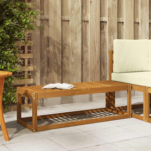 vidaXL Banc de jardin Nature 115 x 43 x 37 cm en bois d'acacia massif