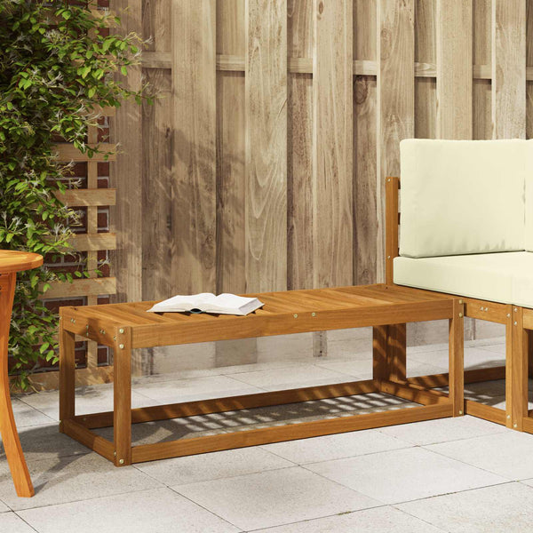 vidaXL Banc de jardin Nature 115 x 43 x 37 cm en bois d'acacia massif