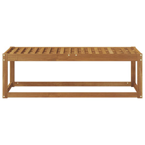 vidaXL Banc de jardin Nature 115 x 43 x 37 cm en bois d'acacia massif
