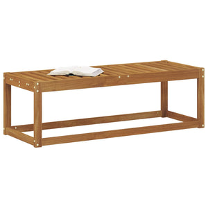 vidaXL Banc de jardin Nature 115 x 43 x 37 cm en bois d'acacia massif