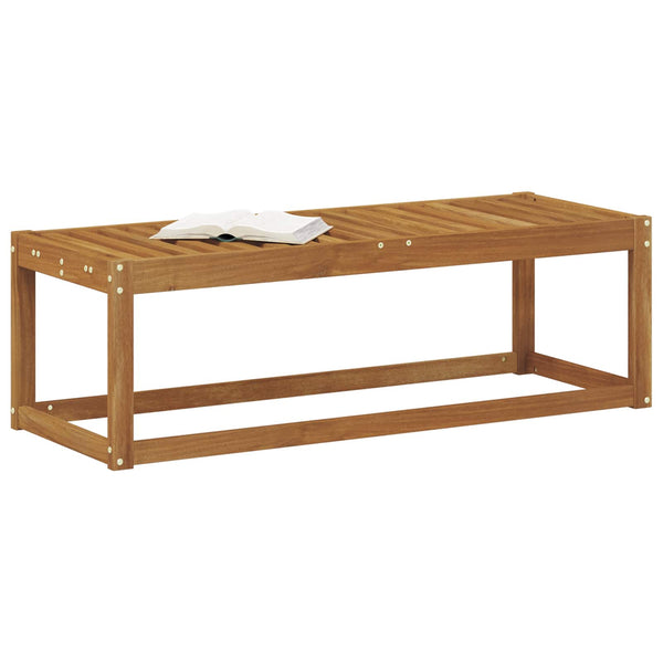 vidaXL Banc de jardin Nature 115 x 43 x 37 cm en bois d'acacia massif
