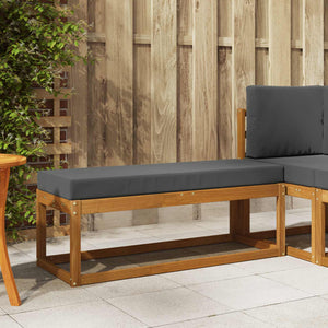 Outdoor Hockerbank Natur Anthrazit 115 cm