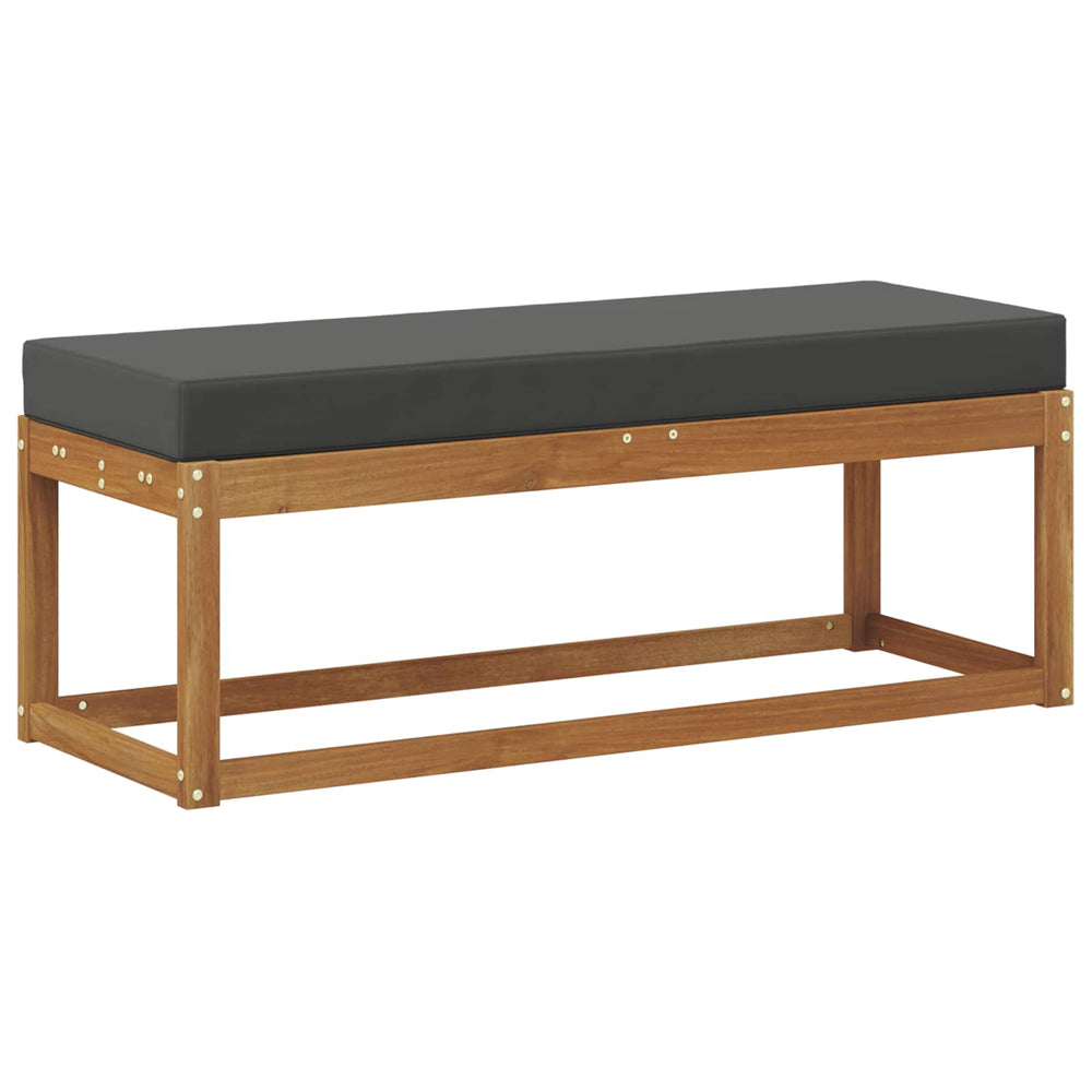 Outdoor Hockerbank Natur Anthrazit 115 cm