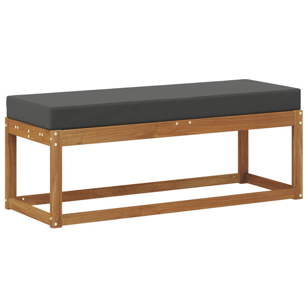 Outdoor Hockerbank Natur Anthrazit 115 cm