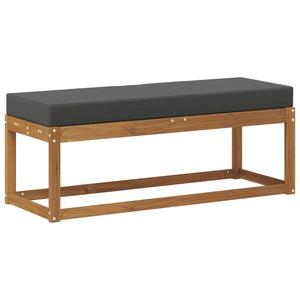 Outdoor Hockerbank Natur Anthrazit 115 cm