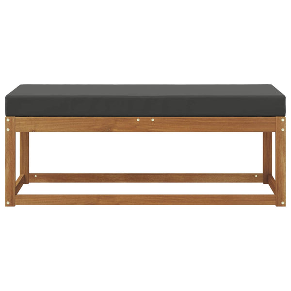 Outdoor Hockerbank Natur Anthrazit 115 cm