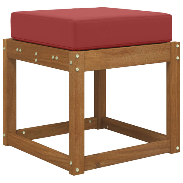 Weinrotes Outdoor-Sitzkissen 40x40 cm