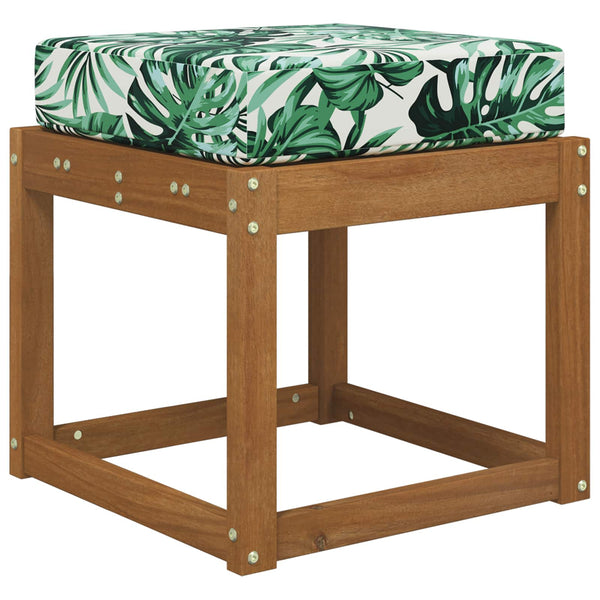 Sitzkissen Outdoor Blattmuster 40x40