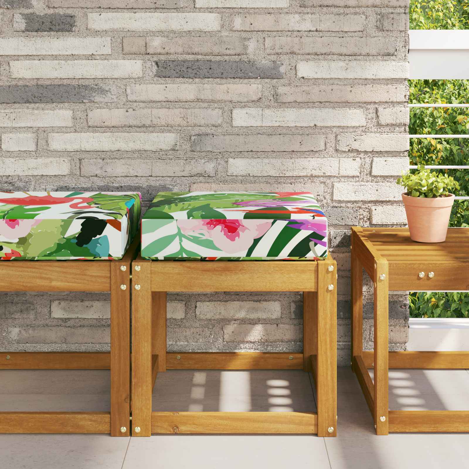 Buntes Outdoor Sitzkissen 40x40