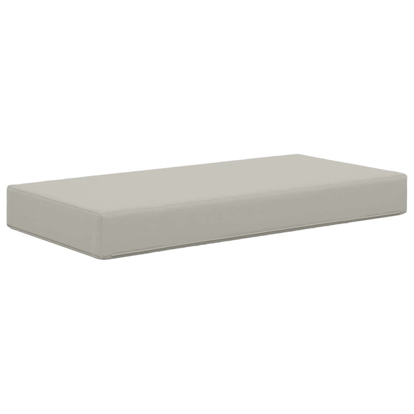Graues Outdoor-Sitzkissen 80x40 cm