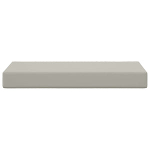 Graues Outdoor-Sitzkissen 80x40 cm