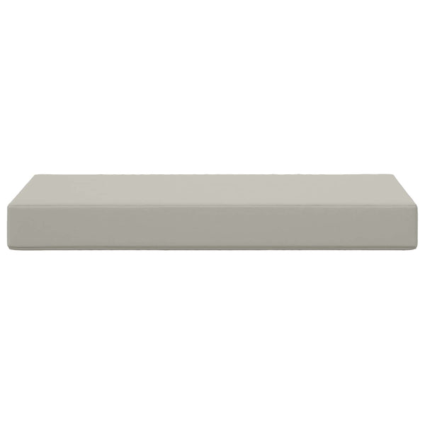 Graues Outdoor-Sitzkissen 80x40 cm