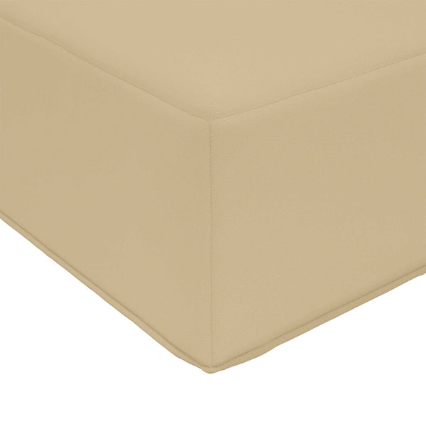 Beiges Outdoor-Sitzkissen 80x40 cm