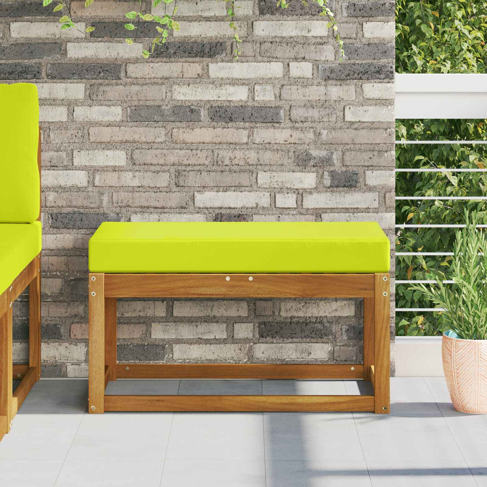 Grünes Outdoor-Sitzkissen 80x40 cm