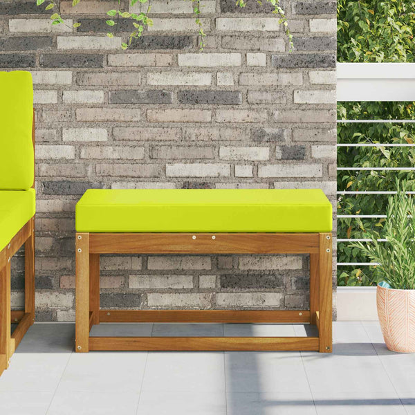 Grünes Outdoor-Sitzkissen 80x40 cm
