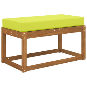 Grünes Outdoor-Sitzkissen 80x40 cm