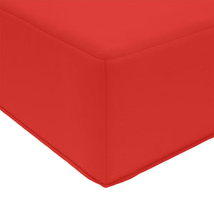 Rotes Outdoor Sitzkissen 80x40 cm