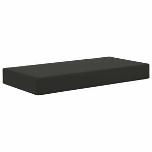 Schwarzes Outdoor-Sitzkissen 80x40 cm