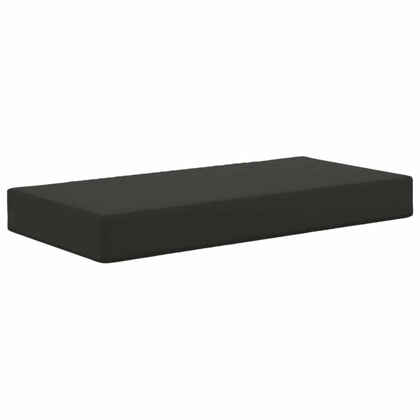 Schwarzes Outdoor-Sitzkissen 80x40 cm