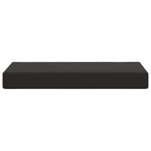 Schwarzes Outdoor-Sitzkissen 80x40 cm