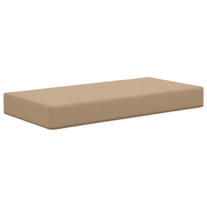 Outdoor Sitzkissen Taupe 80x40 cm