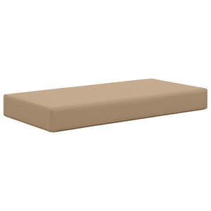 Outdoor Sitzkissen Taupe 80x40 cm