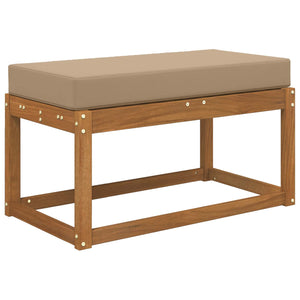 Outdoor Sitzkissen Taupe 80x40 cm