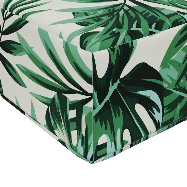 Sitzkissen Outdoor Tropische Blätter 80x40 cm