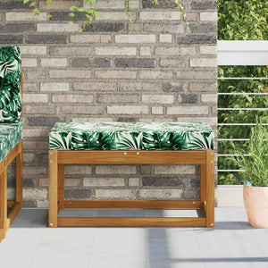 Sitzkissen Outdoor Tropische Blätter 80x40 cm
