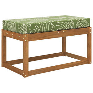 Sitzkissen Outdoor Grüne Blätter 80x40 cm