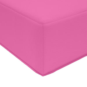 Rosa Sitzkissen 80 x 40 cm