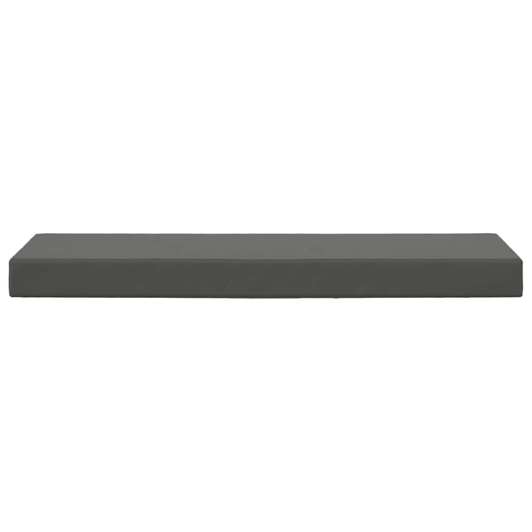 Anthrazitfarbenes Outdoor-Sitzkissen 115x40 cm