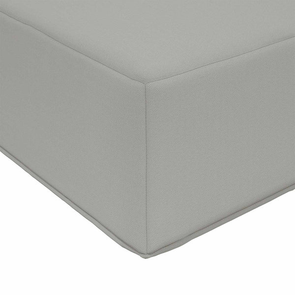 Graues Outdoor-Sitzkissen 111,5 cm