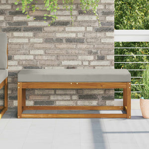 Graues Outdoor-Sitzkissen 111,5 cm