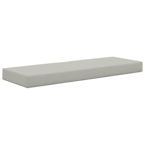 Graues Outdoor-Sitzkissen 111,5 cm