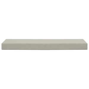 Graues Outdoor-Sitzkissen 111,5 cm