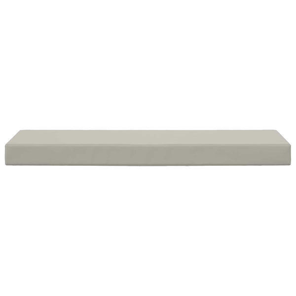 Graues Outdoor-Sitzkissen 111,5 cm