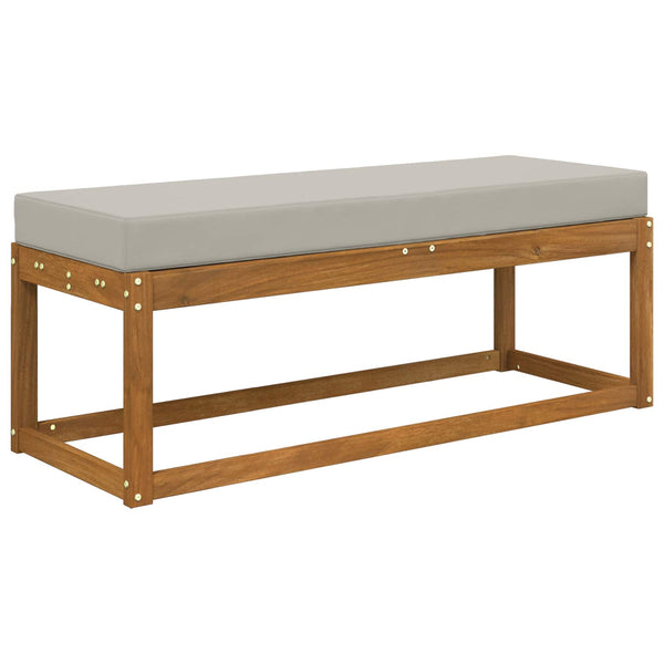 Graues Outdoor-Sitzkissen 111,5 cm