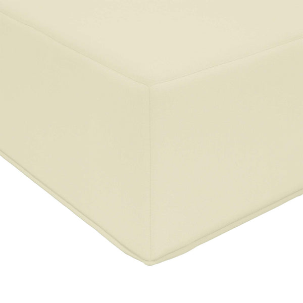 Outdoor Sitzkissen Creme 115x40 cm